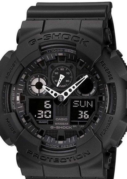 g shock protection black